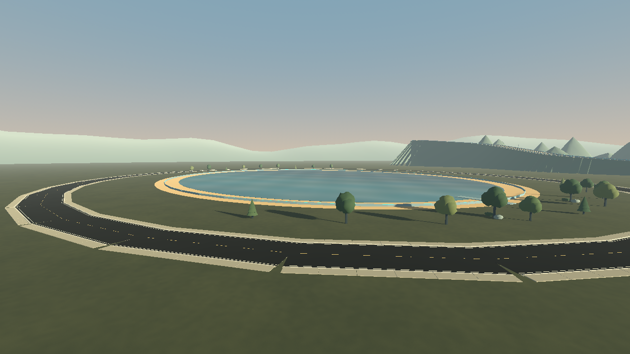 Actual CarRis game capture: Willow Lake
