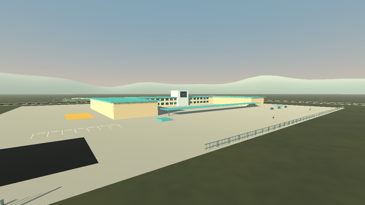 Actual CarRis game capture: Civic District